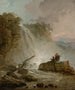 Cascata con disegnatore - Hubert Robert — vista dell’opera