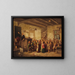 pratico del coro di bambini - Hubert Salentin — quadro incorniciato alla parete