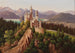 Vista del castello di Neuschwanstein - Hubert Sattler — vista dell’opera