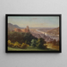 Vista su Heidelberg - Hubert Sattler — quadro incorniciato alla parete