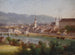 Vista su Linz - Hubert Sattler — vista dell’opera