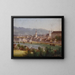 Vista su Linz - Hubert Sattler — quadro incorniciato alla parete