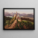 Neuschwanstein - Hubert Sattler — quadro incorniciato alla parete