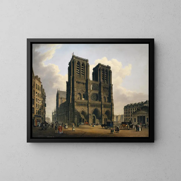 Notre-Dame de Paris - Hubert Sattler — quadro incorniciato alla parete