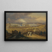 Vista di Gerusalemme dal Monte degli Ulivi - Hubert Sattler — quadro incorniciato alla parete