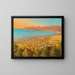 Vista di Cannes - Hubert Sattler — quadro incorniciato alla parete