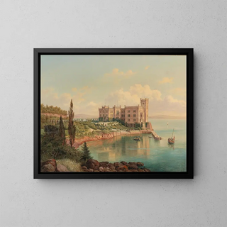 Hubert Sattler - View of Miramare Castle near Trieste.webp