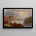 su l'Hudson - Scuola del fiume Hudson — quadro incorniciato alla parete