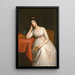 Portrait d'une dame supposée être Lady Charlotte McDonnell, comtesse d'Antrim - Hugh Douglas Hamilton — quadro incorniciato alla parete
