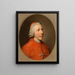 Ritratto del cardinale Henry Benedict Maria Clement Stuart duca d'York 1725-1807 - Hugh Douglas Hamilton — quadro incorniciato alla parete