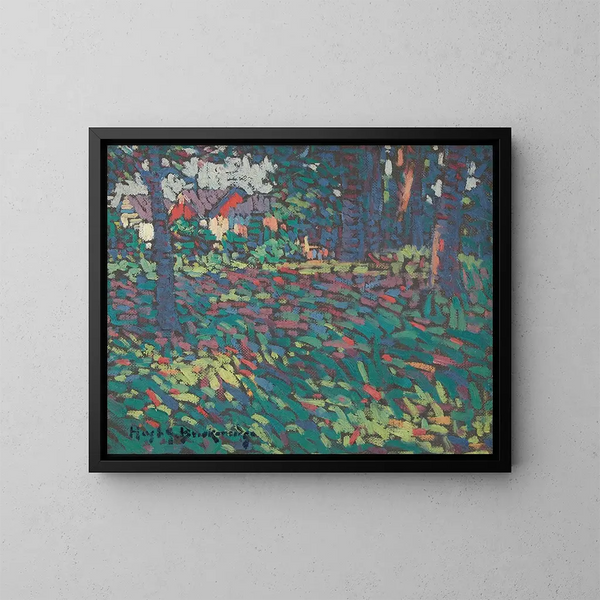 Paesaggio estivo a Langhorne, Pennsylvania - Hugh Henry Breckenridge — quadro incorniciato alla parete