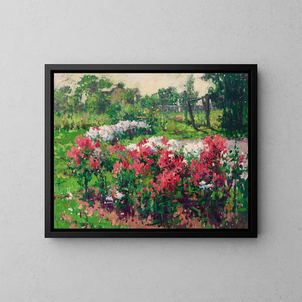 Il giardino aperto - Hugh Henry Breckenridge — quadro incorniciato alla parete