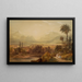 Vista di Tebe - Hugh William Williams — quadro incorniciato alla parete