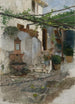 Interno di una fattoria nel sud della Spagna - Hugo Birger — vista dell’opera