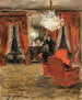 Interno della casa Fürstenberg con luce elettrica - Hugo Birger — vista dell’opera