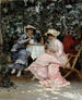 seduto sotto il pergolato - Hugo Birger — vista dell’opera