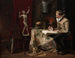 L'Atelier de l'artiste avec autoportrait - Hugo Birger — vista dell’opera
