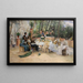 Il pranzo degli artisti scandinavi al Café Ledoyen Parigi Vernissage 1886 - Hugo Birger — quadro incorniciato alla parete