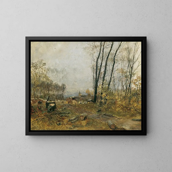 Auprès de Klosterneuburg - Hugo Charlemont — quadro incorniciato alla parete
