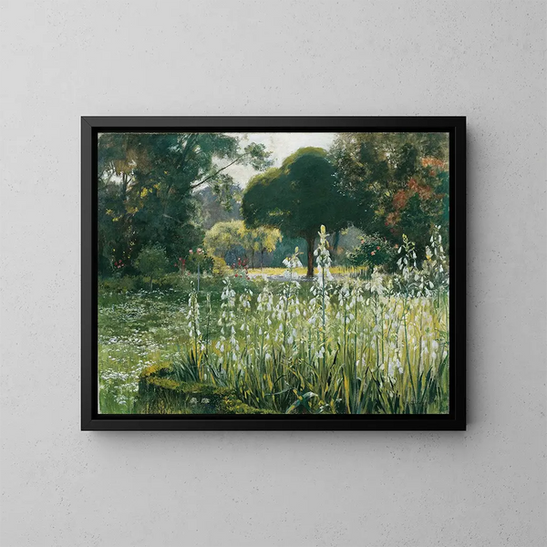Hyacinthes d'été, glaïeuls galtoniens - Hugo Charlemont — quadro incorniciato alla parete
