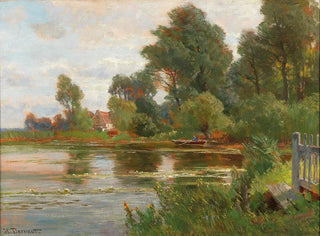 Sul bordo dello stagno - Hugo Darnaut — vista dell’opera