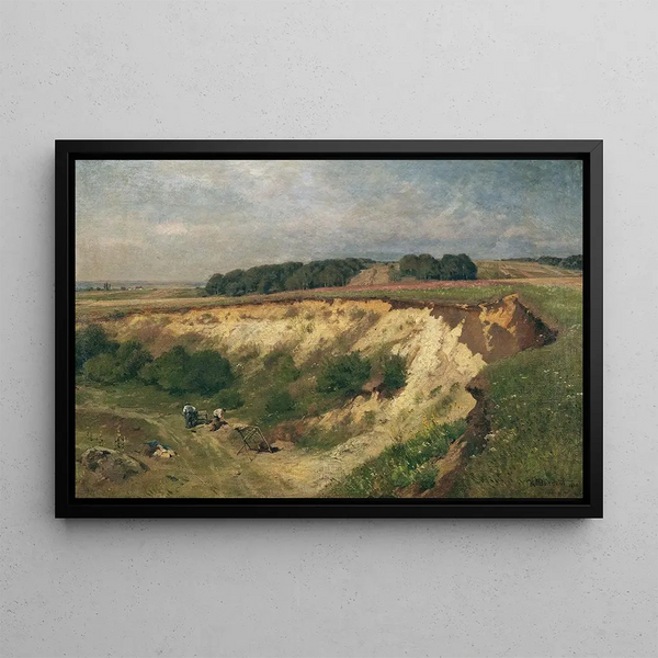 La Sablière - Hugo Darnaut — quadro incorniciato alla parete