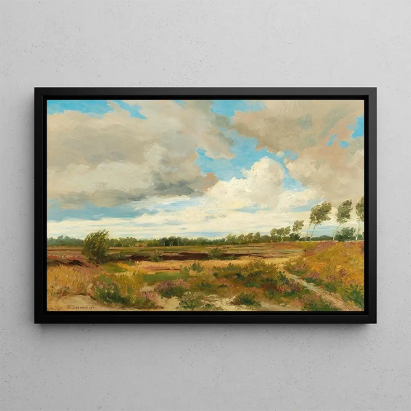 Lande - Hugo Darnaut — quadro incorniciato alla parete