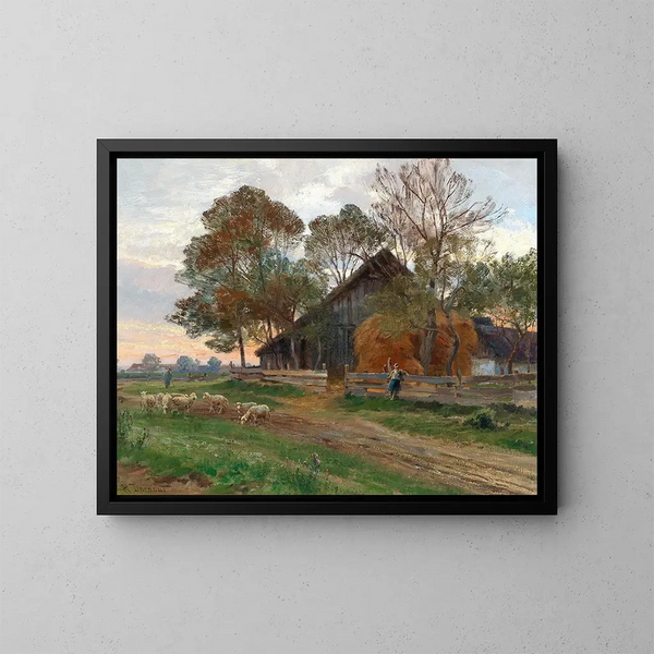 Motif di Plankenberg - Hugo Darnaut — quadro incorniciato alla parete