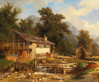 Hugo Darnaut - Motif of Tyrol by the Achensee.webp
