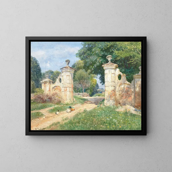 Motivo di Plankenberg - Hugo Darnaut — quadro incorniciato alla parete