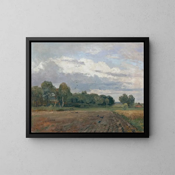 Paesaggio Nordico - Hugo Darnaut — quadro incorniciato alla parete