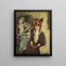 Ritratto di dama - Hugo Freiherr von Habermann — quadro incorniciato alla parete