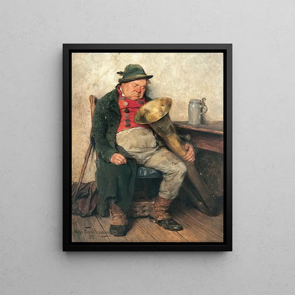 Hugo Kauffmann - Eingeschlafener Tubist.webp