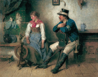 Hugo Kauffmann - Vorsichtige Annherung.webp