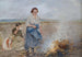 Alla raccolta di patate - Hugo Mühlig — vista dell’opera