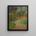 Giardino di fiori - Hugo Mühlig — quadro incorniciato alla parete