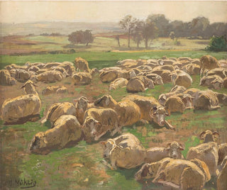Moutons - Hugo Mühlig — vista dell’opera