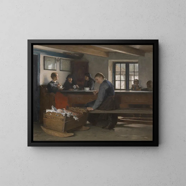 Visite al locatario - Hugo Salmson — quadro incorniciato alla parete