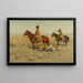 Caccia nelle steppe - Hugo Ungewitter — quadro incorniciato alla parete