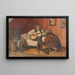 La joueuse de guitare - Hugo Wolff-Maage — quadro incorniciato alla parete