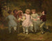 Bambini che giocano in un parco - Hugues Merle — vista dell’opera