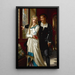 Hamlet e Ofelia - Hugues Merle — quadro incorniciato alla parete