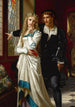 Hamlet e Ofelia - Hugues Merle — vista dell’opera