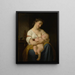 Mère e bambino - Hugues Merle — quadro incorniciato alla parete