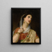 La regina Ester - Hugues Merle — quadro incorniciato alla parete