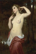 La baigneuse - Hugues Merle — vista dell’opera