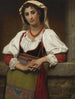 La ragazza napoletana - Hugues Merle — vista dell’opera