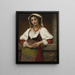 La ragazza napoletana - Hugues Merle — quadro incorniciato alla parete