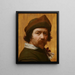 Autoritratto - Huygh Pietersz Voskuyl — quadro incorniciato alla parete
