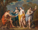 Il Giudizio di Paride - Hyacinthe Collin de Vermont — vista dell’opera